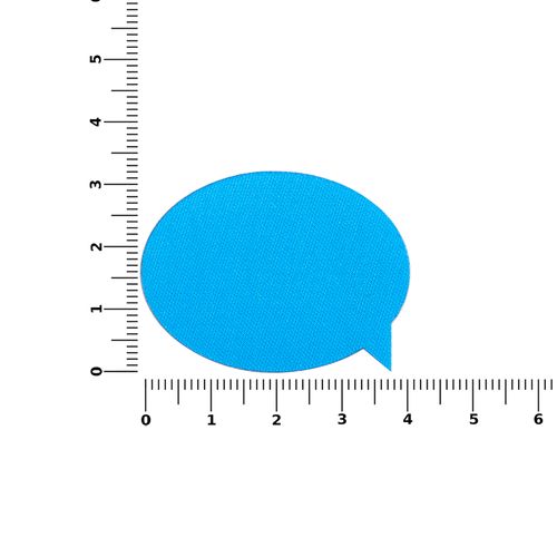 Наклейка тканевая Lunga Bubble, M, голубая Наклейка тканевая Lunga Bubble, M, голубая