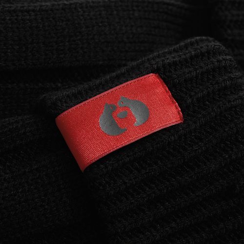 Варежки Knit Beat, черные