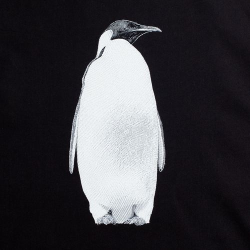 Холщовая сумка Like a Penguin, черная Холщовая сумка Like a Penguin, черная