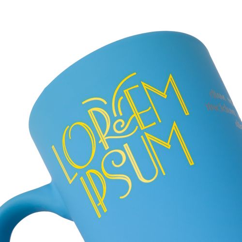 Кружка Good Morning с покрытием софт-тач, голубая