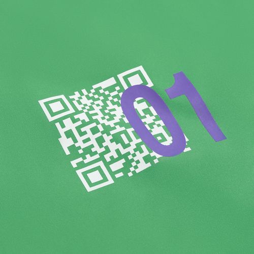 Манишка Member, зеленая с белым