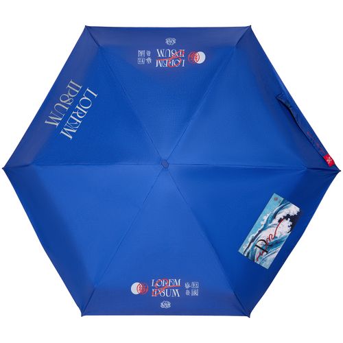 Зонт складной Color Action, в кейсе, синий Зонт складной Color Action, в кейсе, синий