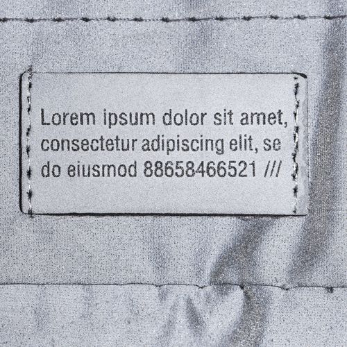 Лейбл светоотражающий Tao, S, серый