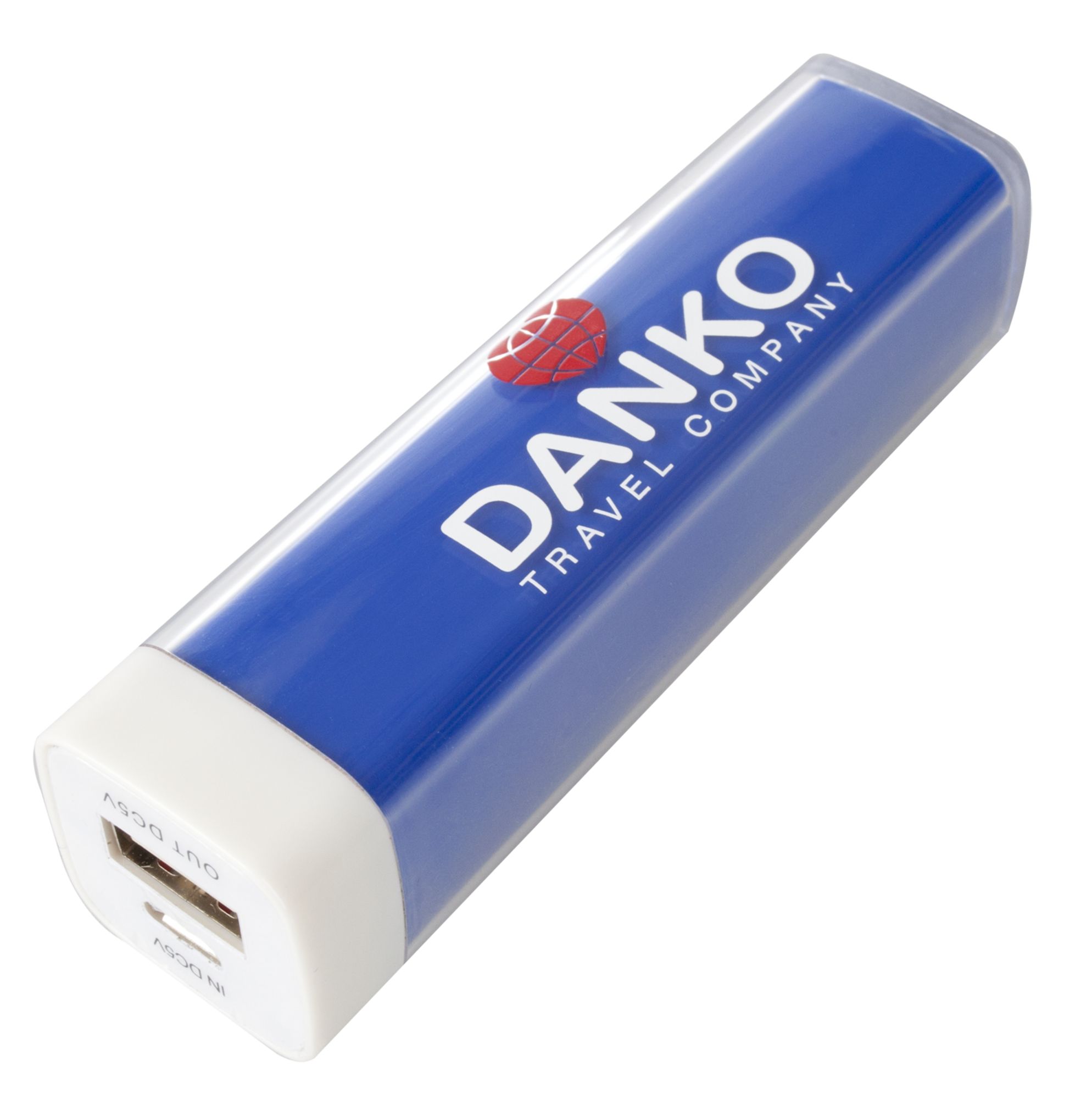 Внешний аккумулятор Bar, 2200 мАч, синий Внешний аккумулятор Bar, 2200 мАч, синий