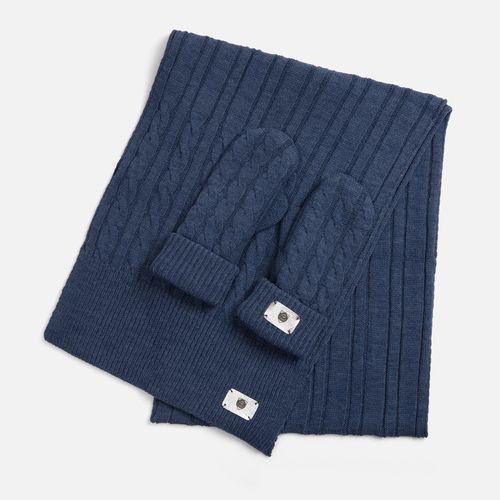 Варежки Heat Trick, синий меланж