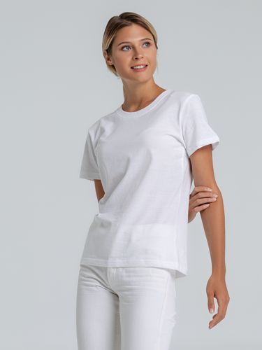 Футболка женская T-bolka 140 Lady, белая Футболка женская T-bolka 140 Lady, белая