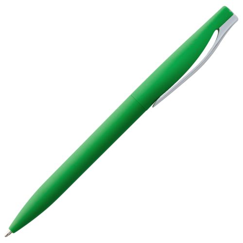 Ручка шариковая Pin Soft Touch, зеленая Ручка шариковая Pin Soft Touch, зеленая