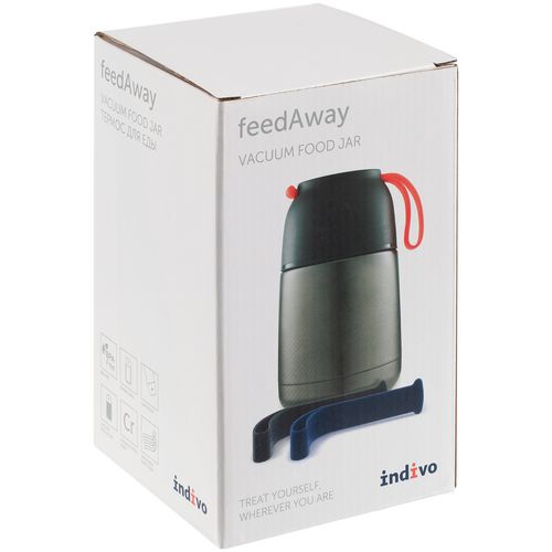 Термос для еды feedAway 500, серо-стальной Термос для еды feedAway 500, серо-стальной