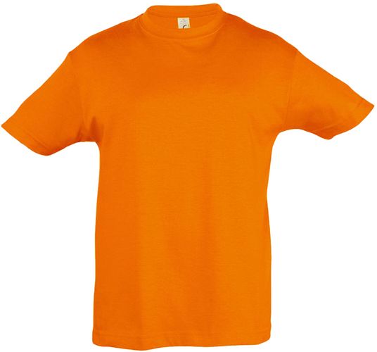 Футболка детская Regent Kids 150, оранжевая Футболка детская Regent Kids 150, оранжевая
