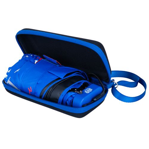 Зонт складной Color Action, в кейсе, синий Зонт складной Color Action, в кейсе, синий