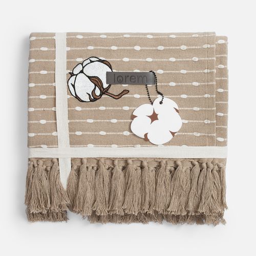 Лейбл кожаный Pasek, серый