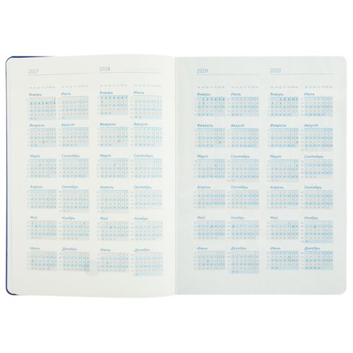 Ежедневник «Эрмитажные коты», синий, уценка Ежедневник «Эрмитажные коты», синий, уценка