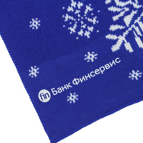 Шарф Snow Fairy, синий (василек)