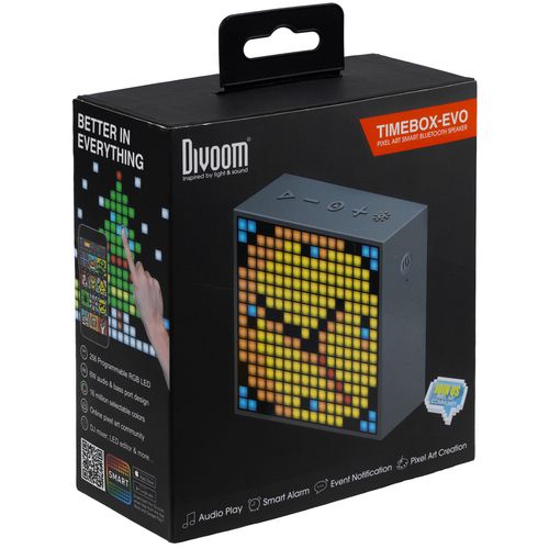 Беспроводная колонка с интерактивным дисплеем Timebox-Evo Беспроводная колонка с интерактивным дисплеем Timebox-Evo