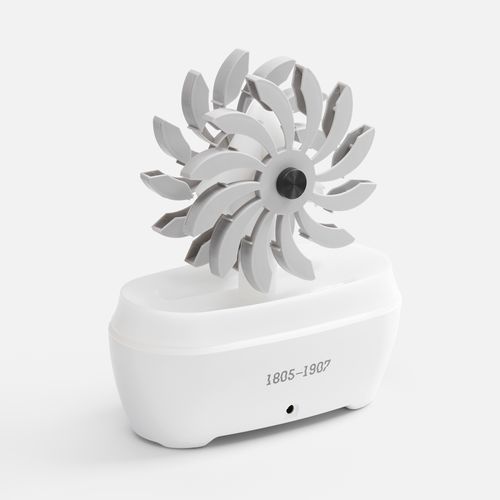 Увлажнитель-ароматизатор Steam Spin, белый с серым