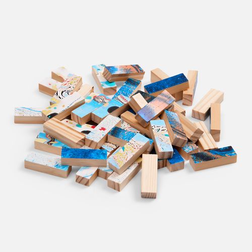 Игра «Деревянная башня мини», неокрашенная