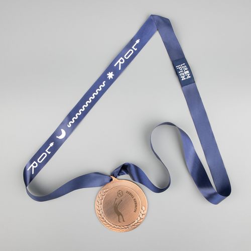 Лента сатиновая Satin 20 L, темно-синяя, 110 см