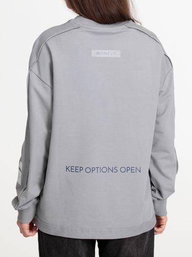 Свитшот унисекс Vozduh, светло-серый