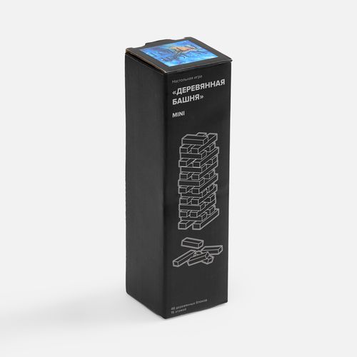 Игра «Деревянная башня мини», неокрашенная