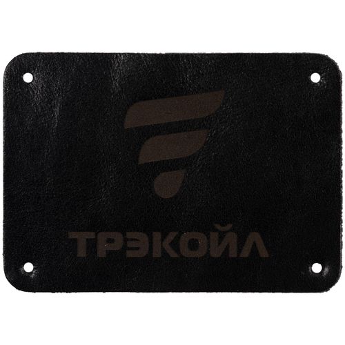 Лейбл кожаный Beta, XL, черный