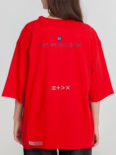 Футболка оверсайз Vozduh 2.0, красная