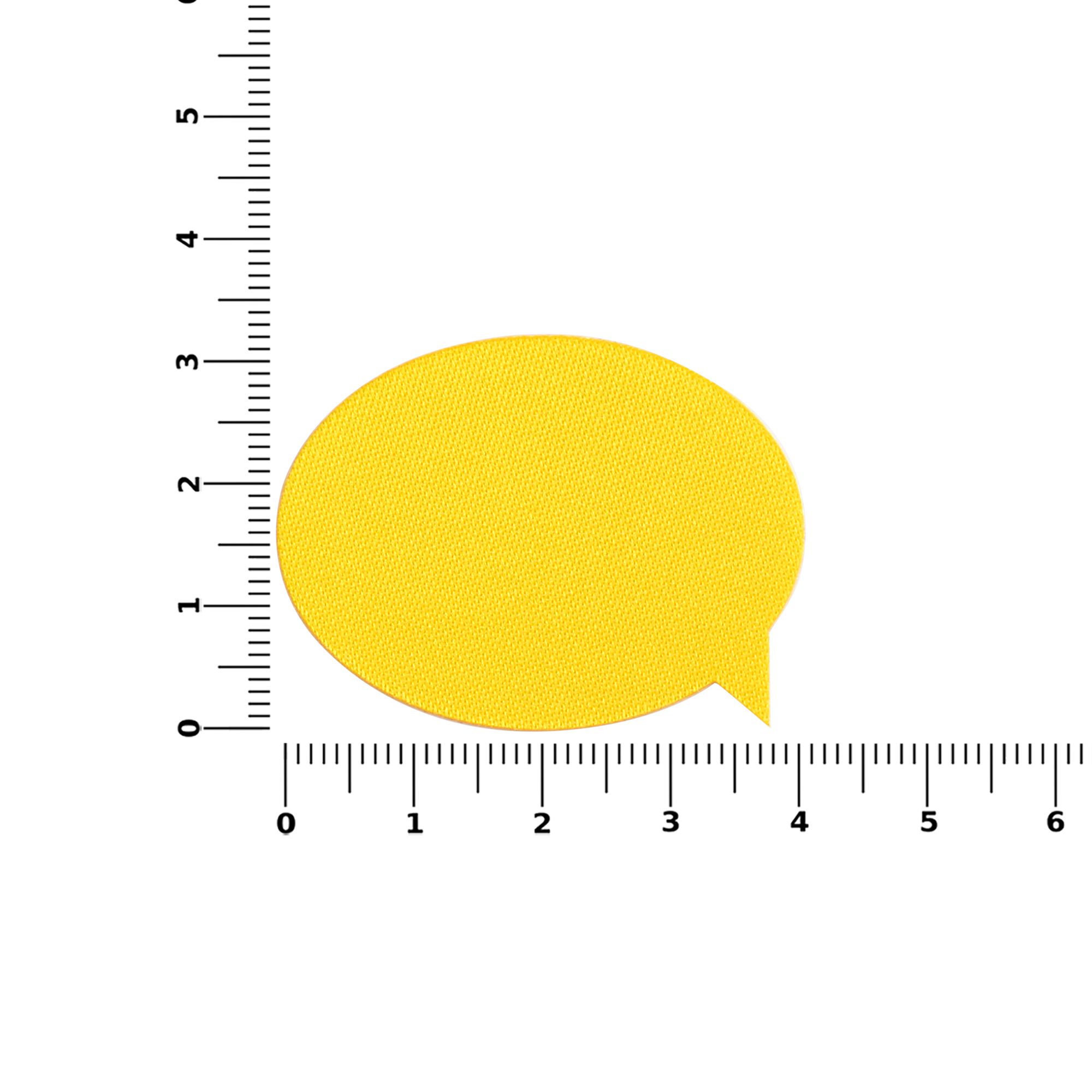 Наклейка тканевая Lunga Bubble, M, желтая Наклейка тканевая Lunga Bubble, M, желтая