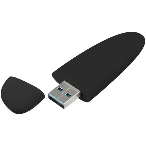 Флешка Pebble Type-C, USB 3.0, черная, 32 Гб Флешка Pebble Type-C, USB 3.0, черная, 32 Гб