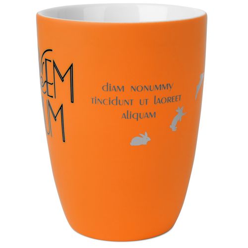 Кружка Good Morning с покрытием софт-тач, оранжевая
