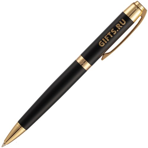 Ручка шариковая Razzo Gold, черная