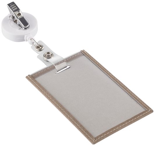 Чехол для пропуска Twill, бежевый Чехол для пропуска Twill, бежевый