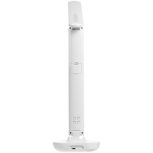 Настольная лампа с часами и календарем Office Torch, белая Настольная лампа с часами и календарем Office Torch, белая