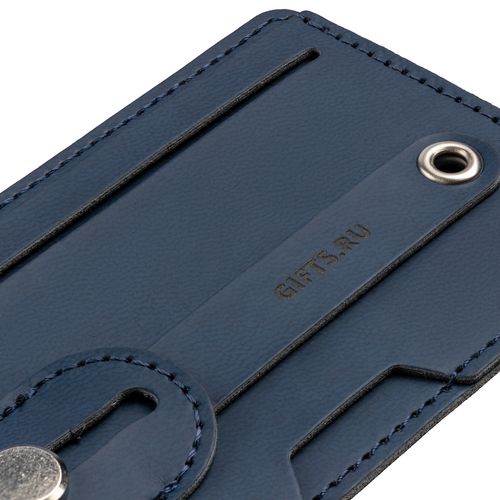 Чехол для карт на телефон Frank с RFID-защитой, синий