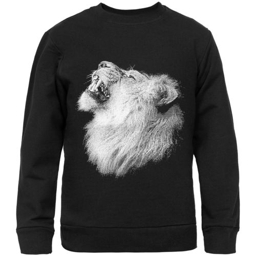 Свитшот детский Like a Lion, черный Свитшот детский Like a Lion, черный