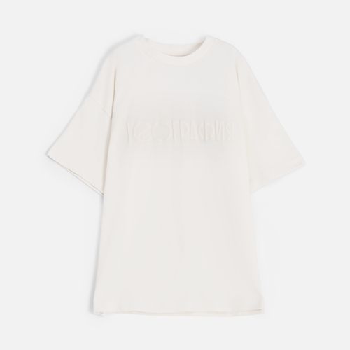 Футболка оверсайз унисекс Sinkopa, молочно-белая