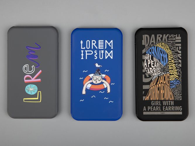 Аккумулятор Uniscend Starry с подсветкой, 5000 мАч, черный Аккумулятор Uniscend Starry с подсветкой, 5000 мАч, черный