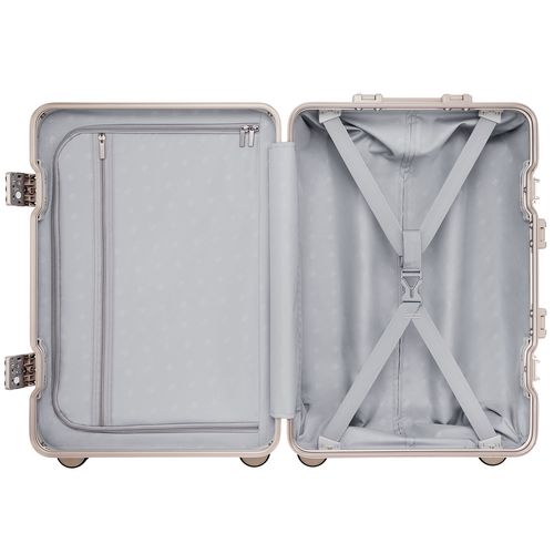 Чемодан Aluminum Frame PC Luggage V1, белый Чемодан Aluminum Frame PC Luggage V1, белый