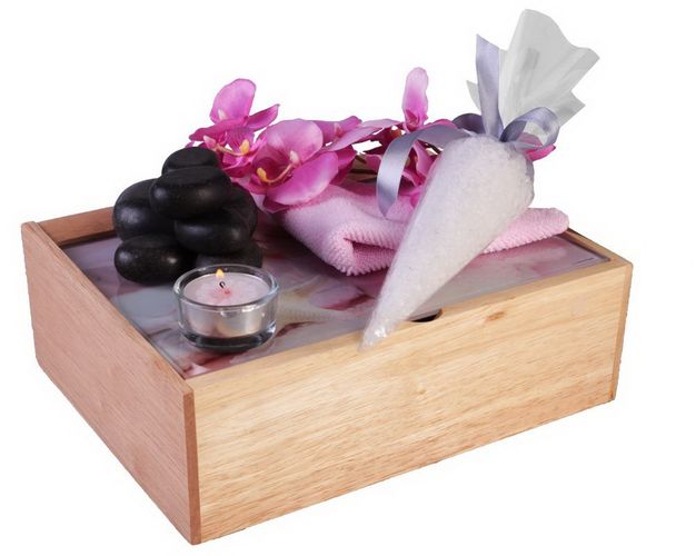 Деревянная шкатулка Bath Accessories Деревянная шкатулка Bath Accessories