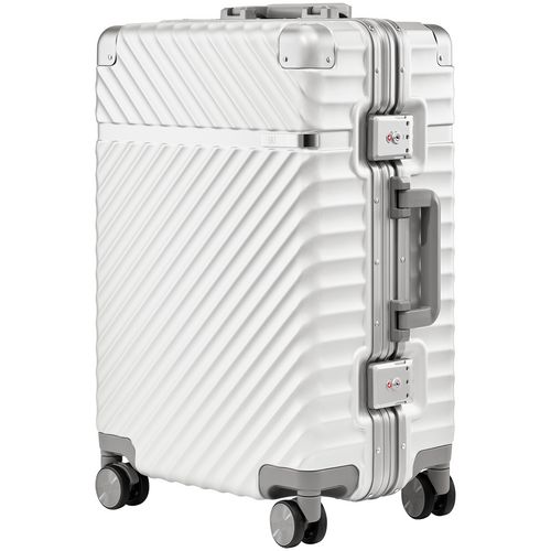 Чемодан Aluminum Frame PC Luggage V1, белый Чемодан Aluminum Frame PC Luggage V1, белый