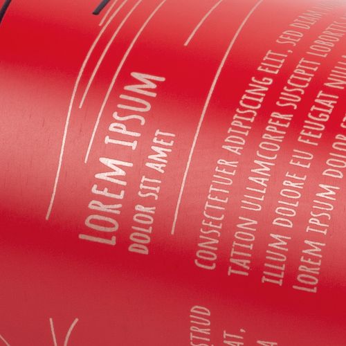 Бутылка для воды Billy Gym, матовая красная