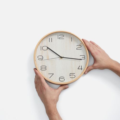 Часы Vintage, бежевые Часы Vintage, бежевые