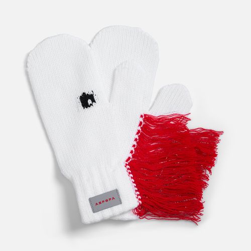 Варежки «Игогошки», с красной гривой