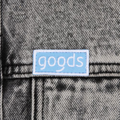 Шеврон из габардина Gabo S, голубой Шеврон из габардина Gabo S, голубой