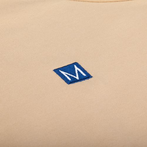 Футболка оверсайз унисекс Vozduh, бежевая