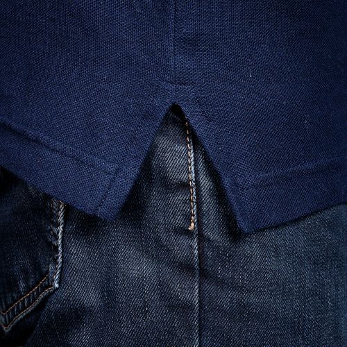 Рубашка поло Virma Stripes, темно-синяя Рубашка поло Virma Stripes, темно-синяя