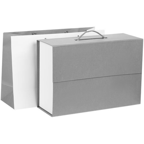 Коробка Case Duo, белая с серым Коробка Case Duo, белая с серым