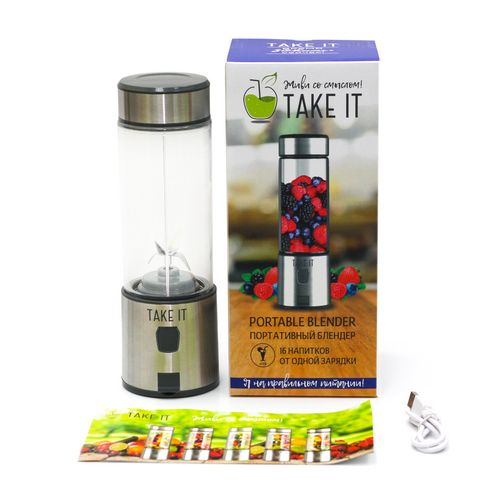 Портативный блендер Take It X4, черный Портативный блендер Take It X4, черный