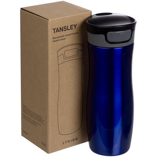 Термостакан Tansley, герметичный, вакуумный, синий Термостакан Tansley, герметичный, вакуумный, синий