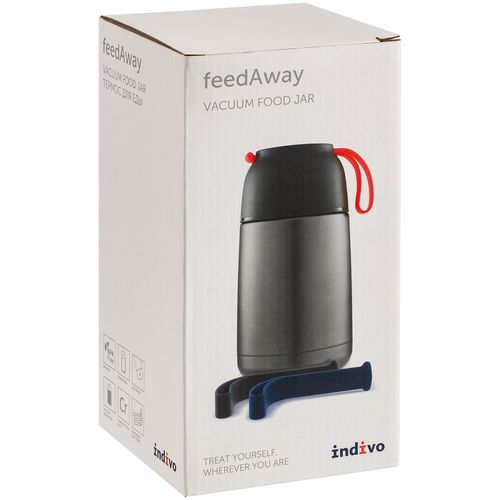 Термос для еды feedAway 700, серо-стальной Термос для еды feedAway 700, серо-стальной
