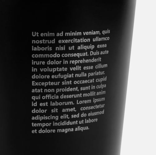 Термостакан с двумя поильниками Duetta, черный