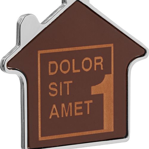 Брелок Brown Lodge, ver.2, коричневый